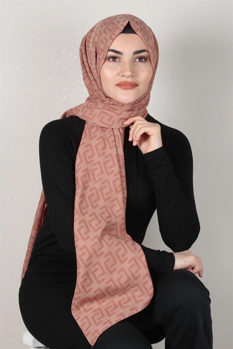 Alya Fresh Şal 2525-5 Şeftali