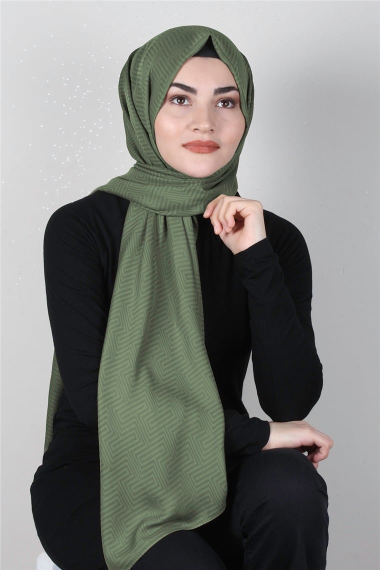 Alya Fresh Şal 2526-10 Yeşil