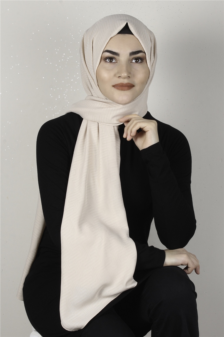 Alya Fresh Şal 2526-15 Bej