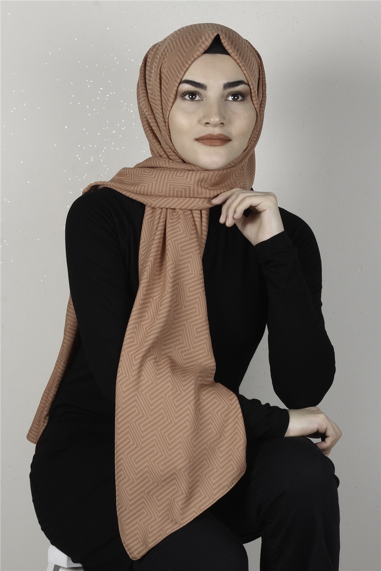Alya Fresh Şal 2526-18 Şeftali