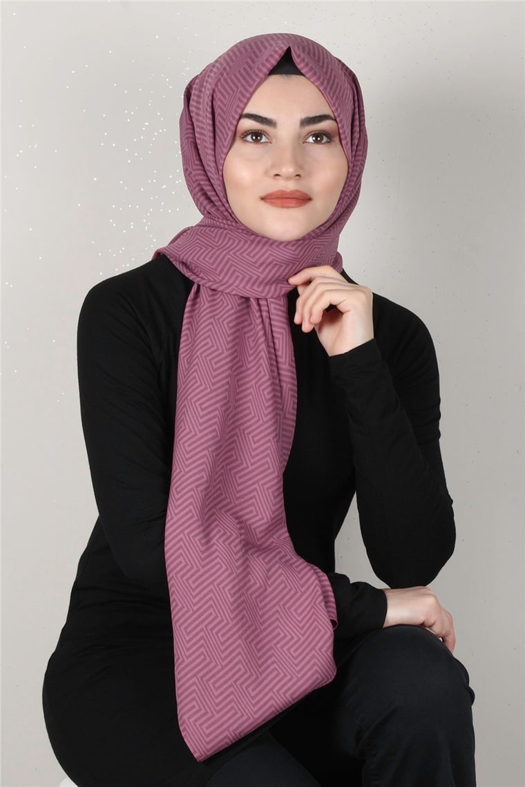 Alya Fresh Şal 2526-22 Gül Kurusu