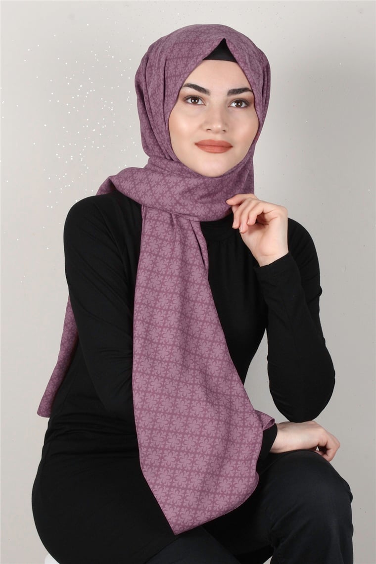 Alya Fresh Şal 2527-20 Gül Kurusu