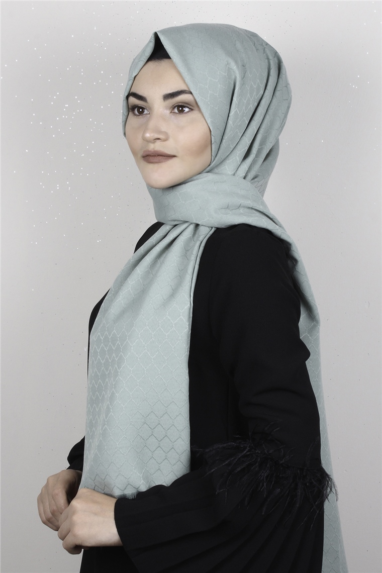 Aqua Şal 1460-12 Mint Yeşili