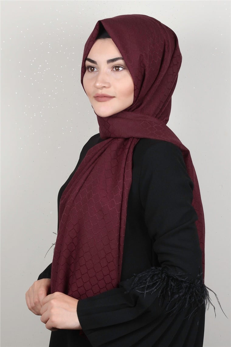Aqua Şal 1460-6 Bordo