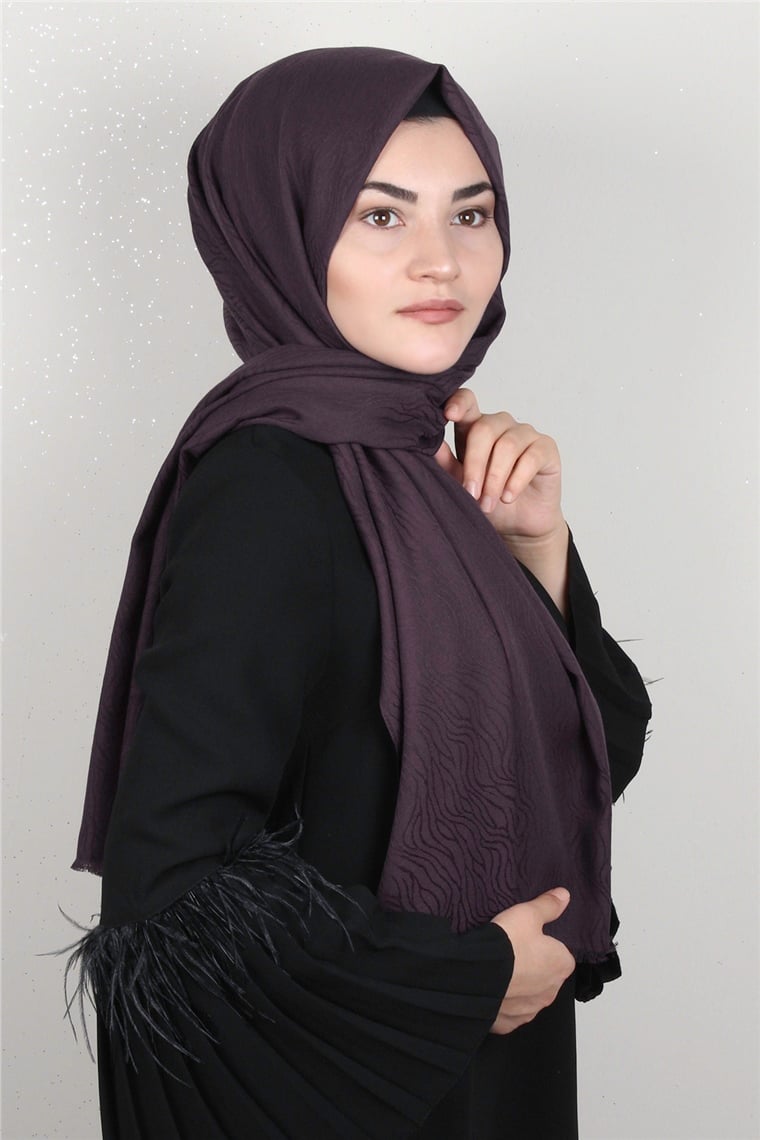 Aqua Şal 1461-10 Mürdüm