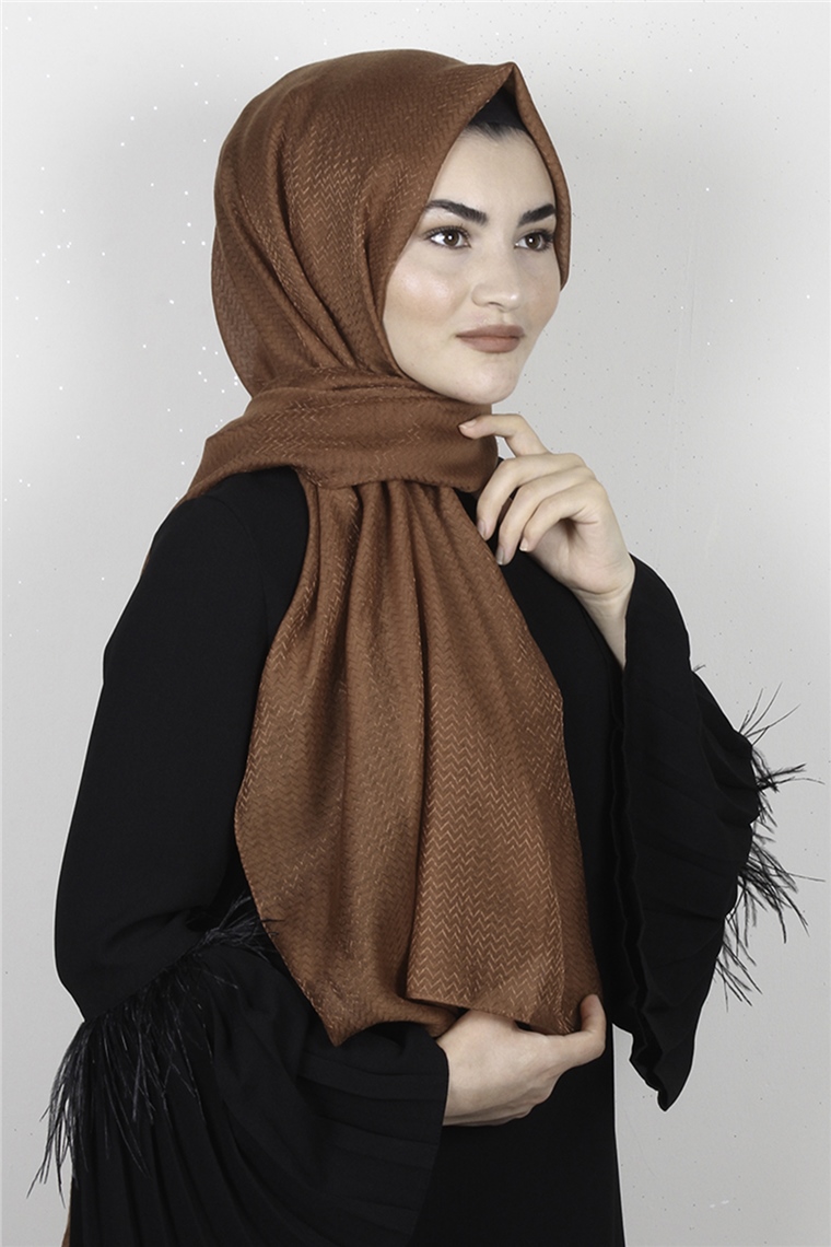 Aqua Şal 1462-14 Koyu Kiremit 