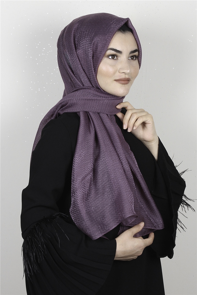 Aqua Şal 1462-21 İncir Moru