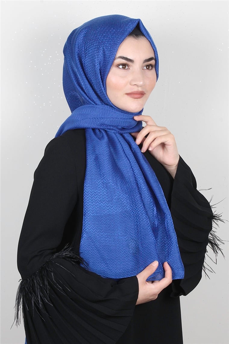 Aqua Şal 1462-24 Saks Mavisi
