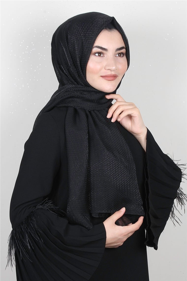Aqua Şal 1462-29 Siyah