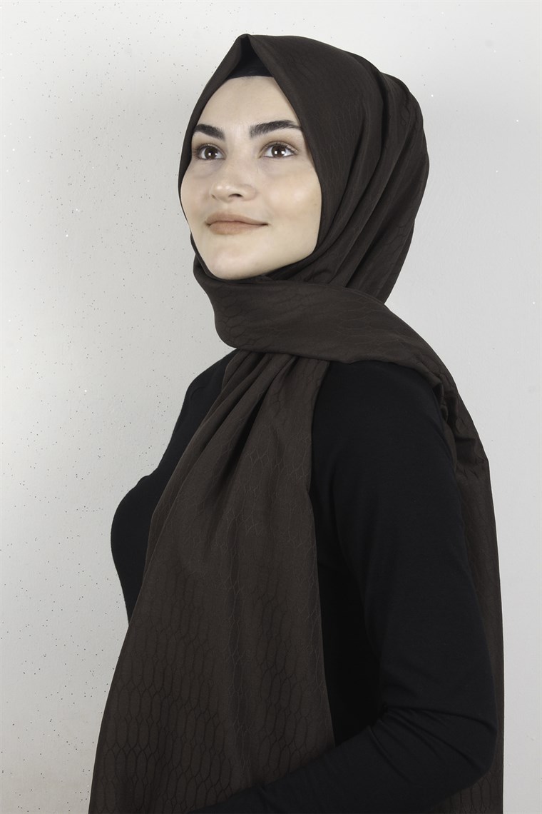 Aqua Şal 1463-6 Kahverengi