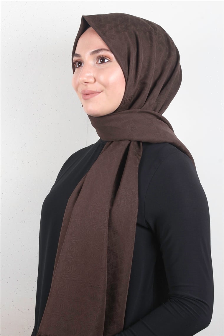 Aqua Şal 1464-3 Kahverengi