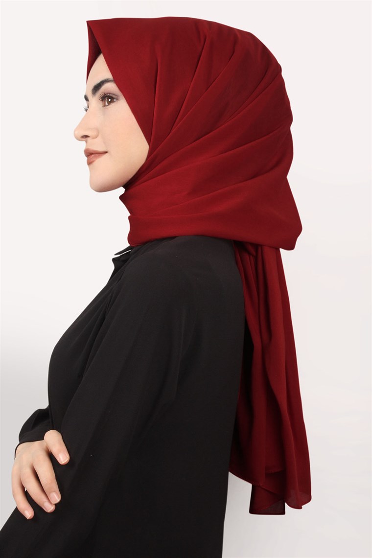 Aqua Şal 1837-10 Kırmızı