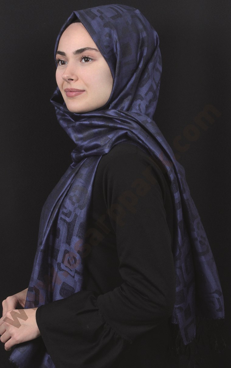 Armanda %18 İpek Şal 5472-11