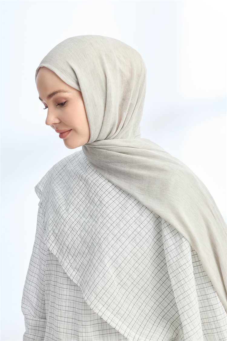Armanda Soft Viscon Şal 3601-311 Gümüş 