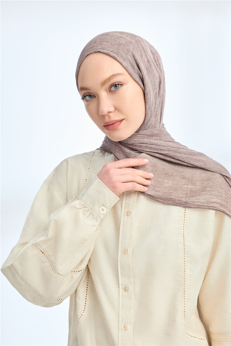 Armanda Soft Viscon Şal 3601-403 Koyu Leylak