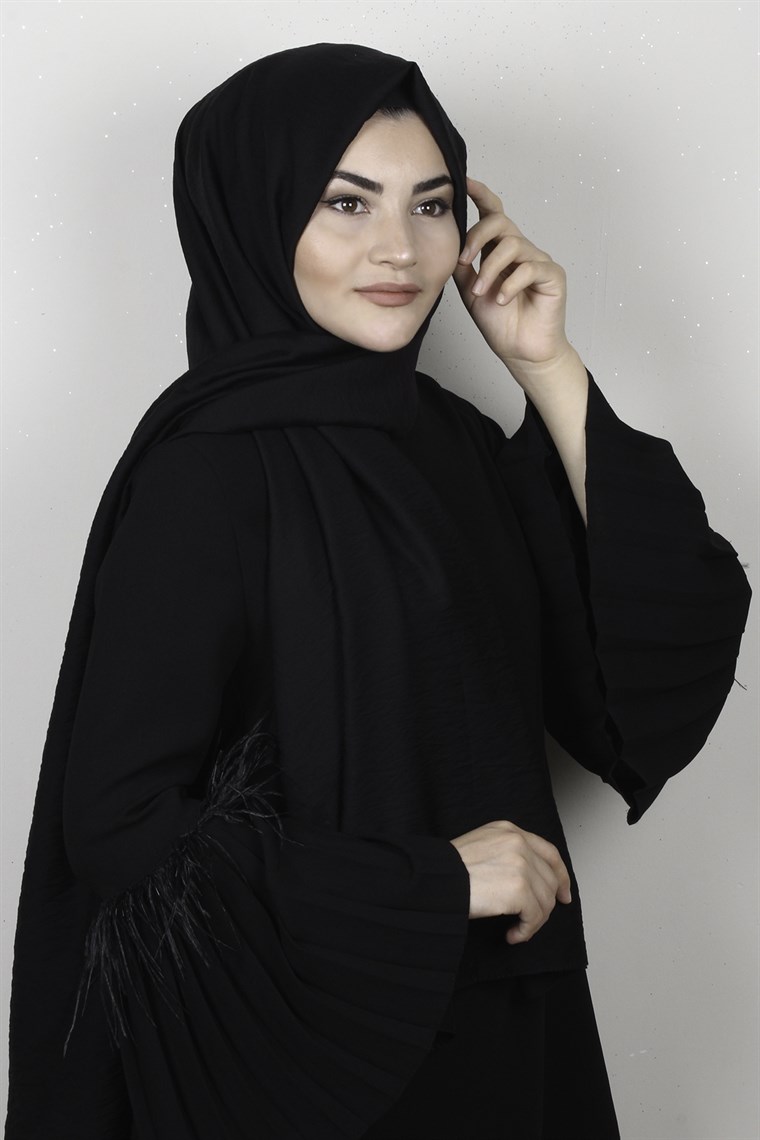 Armine Ayrobin Şal 3062-3 Siyah