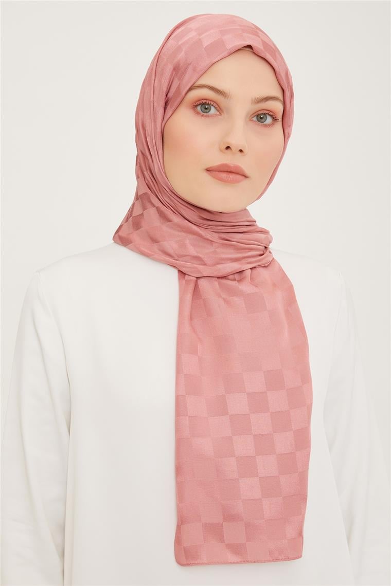 Armine Diamond Şal Dama 3096-14 Pembe
