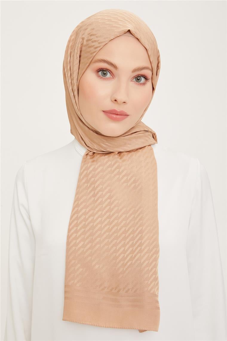 Armine Diamond Şal Zikzak 3095-4 Bej