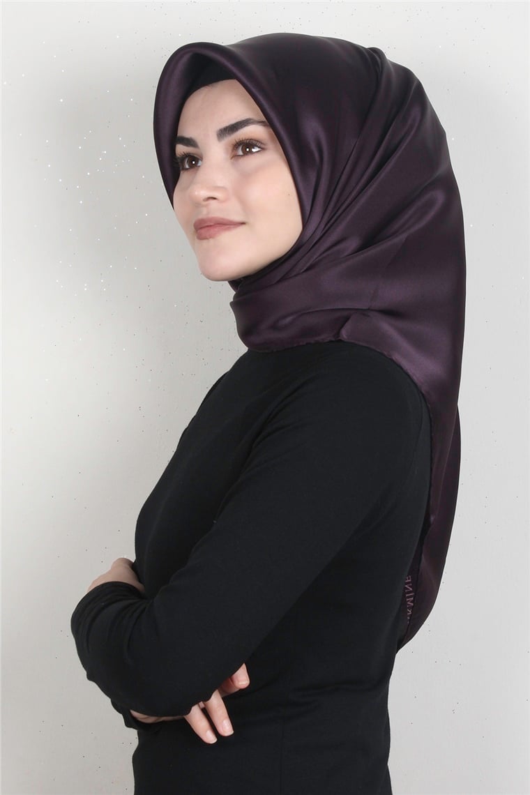 Armine Düz İpek Eşarp 7440-36 Mor
