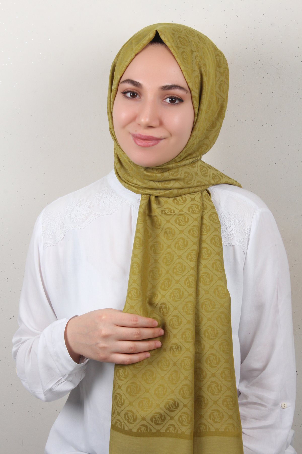 Armine Fresh Şal 3109-2 Oliv