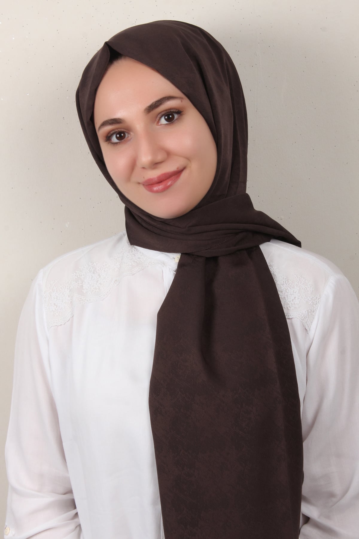 Armine Jakar Capri Şal 3108-12 Kahverengi