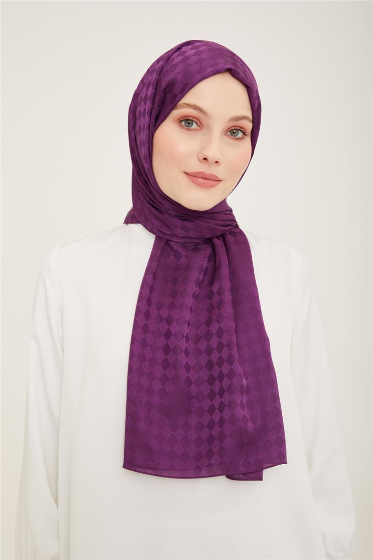 Armine Jakar İpeksi Şal Dama 3099-7