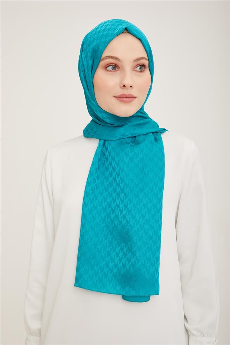 Armine Jakar İpeksi Şal Kaz Ayağı 3100-4 Cam Göbeği