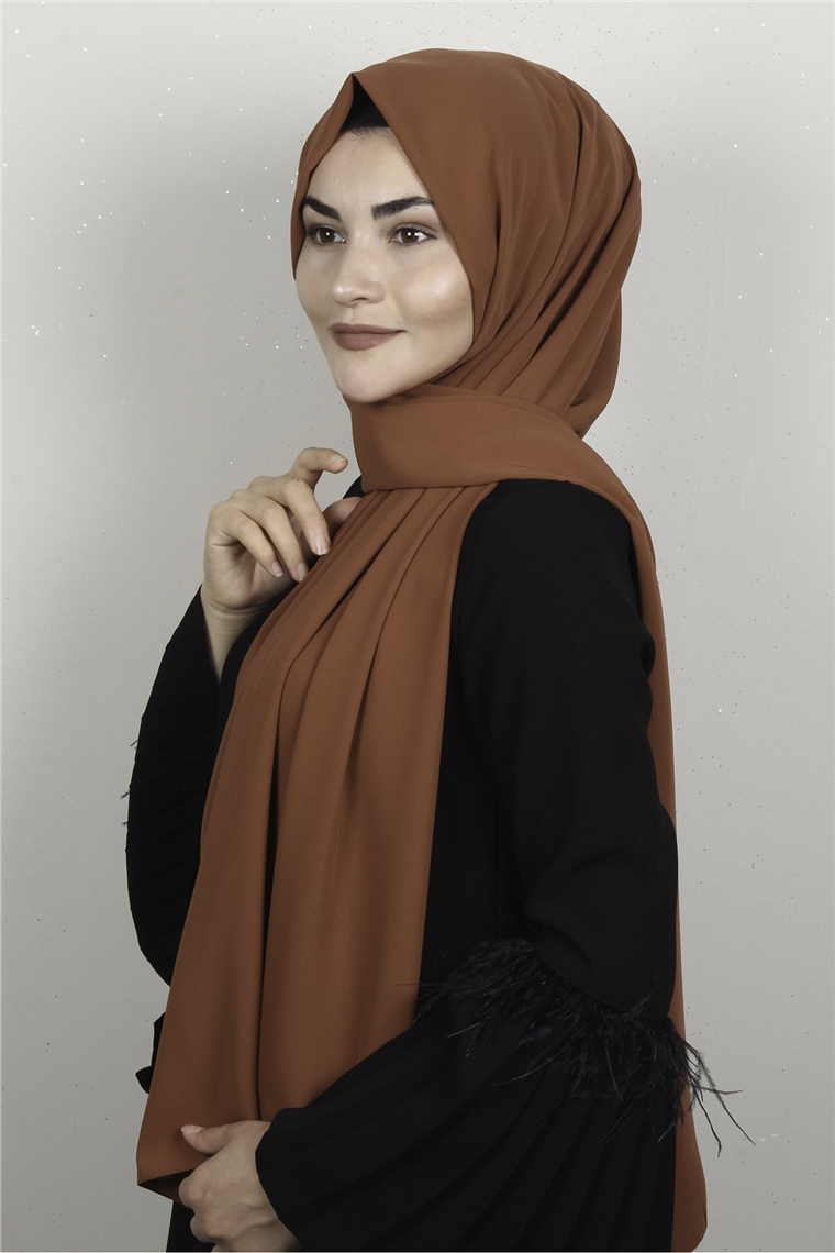 Armine Medine İpeği Şal 3091-14 Turuncu