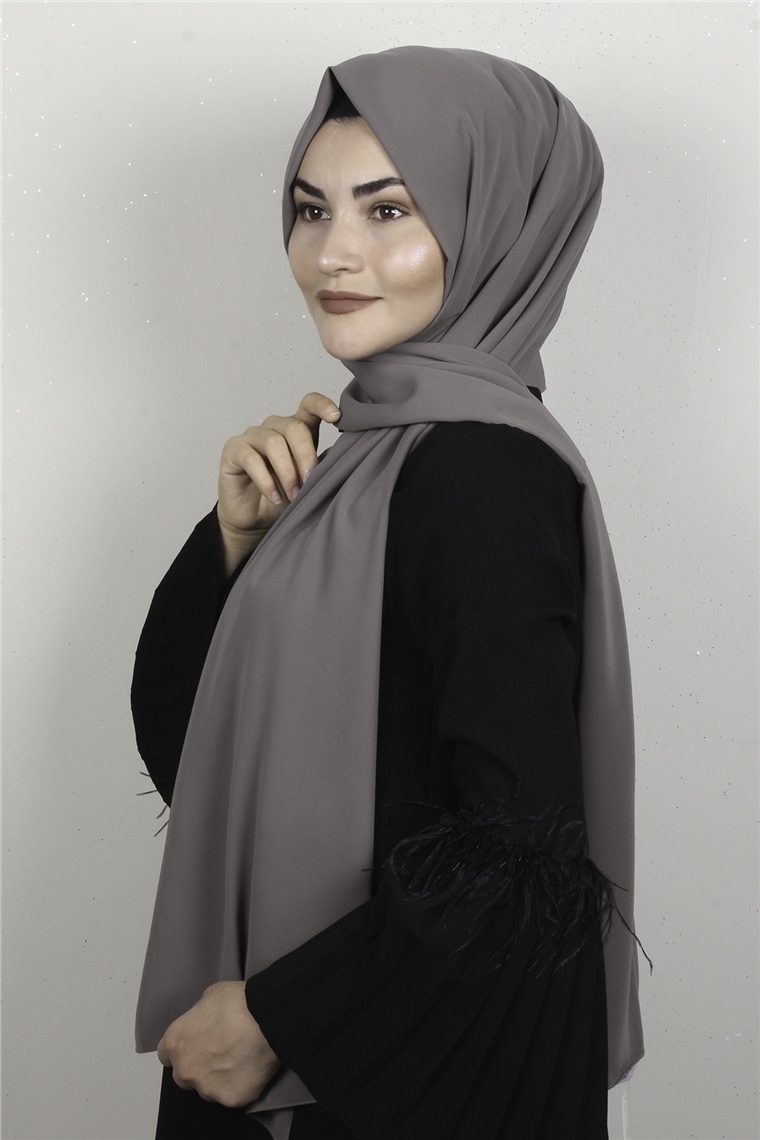 Armine Medine İpeği Şal 3091-4 Vizon