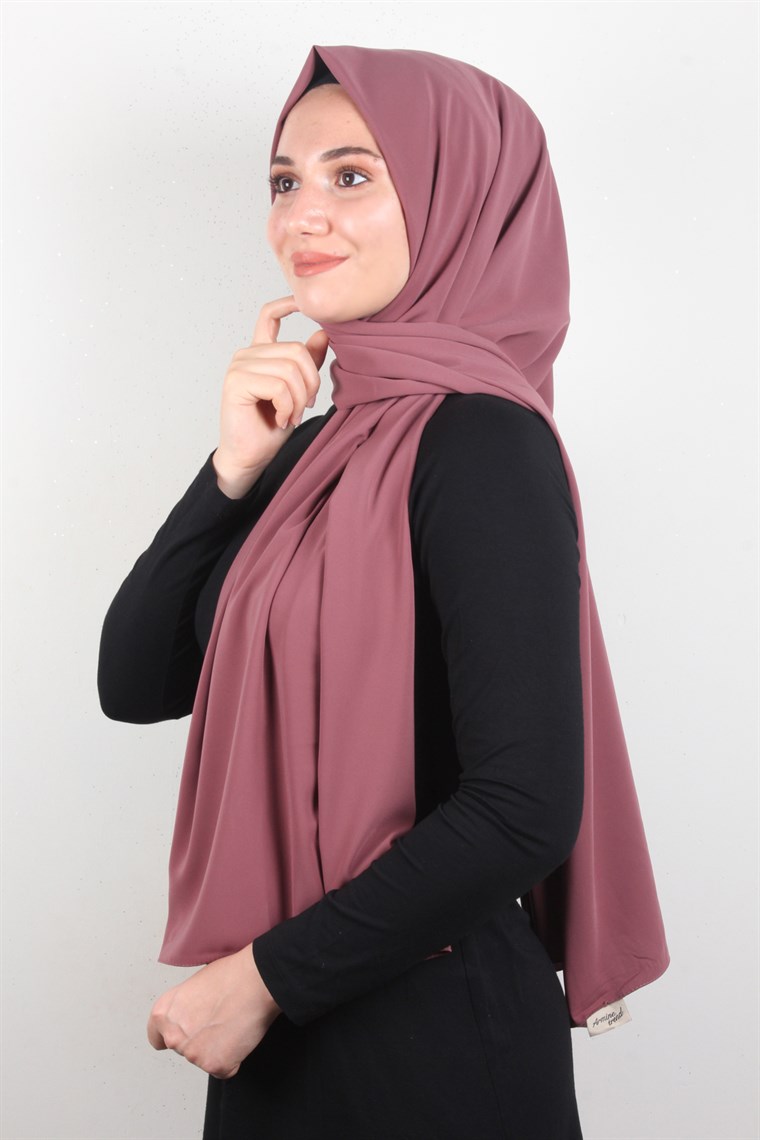 Armine Medine İpeği Şal 3091-40 Gül Kurusu