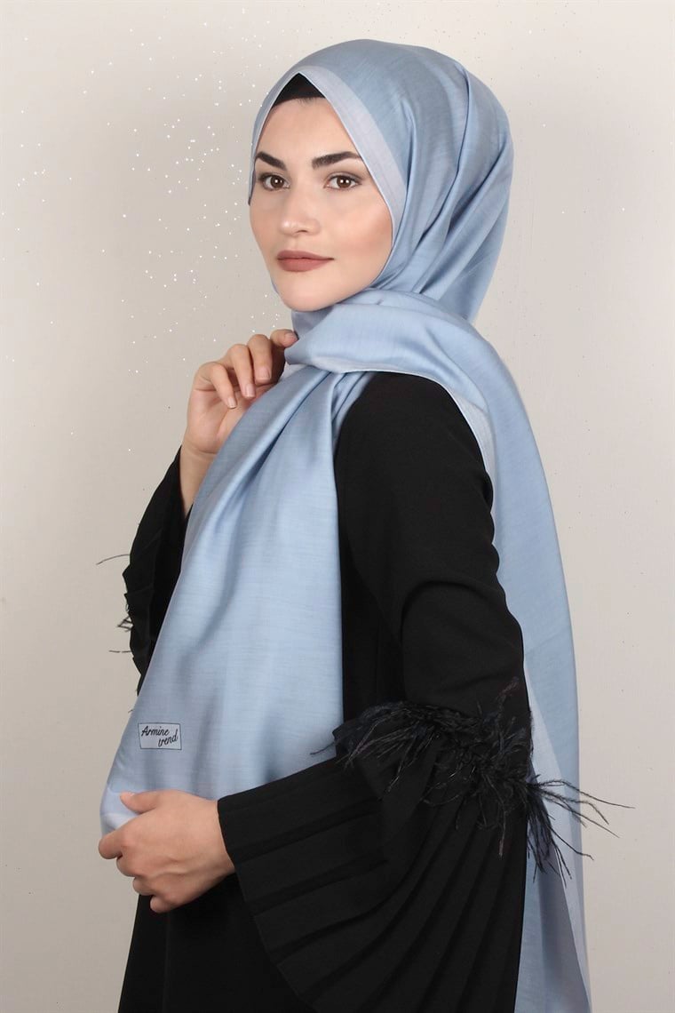 Armine Modal Şal 8687-13 Bebe Mavisi