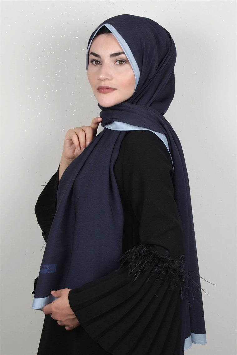 Armine Modal Şal 8687-14 Lacivert