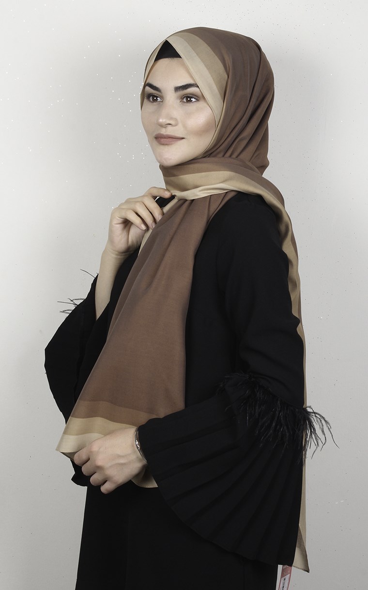 Armine Modal Şal 8687-21 Karamel