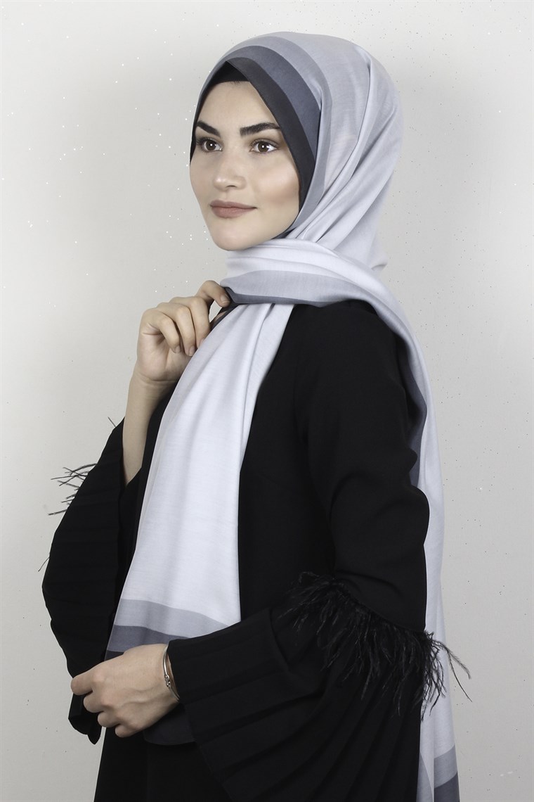 Armine Modal Şal 8687-23 Buz Mavisi