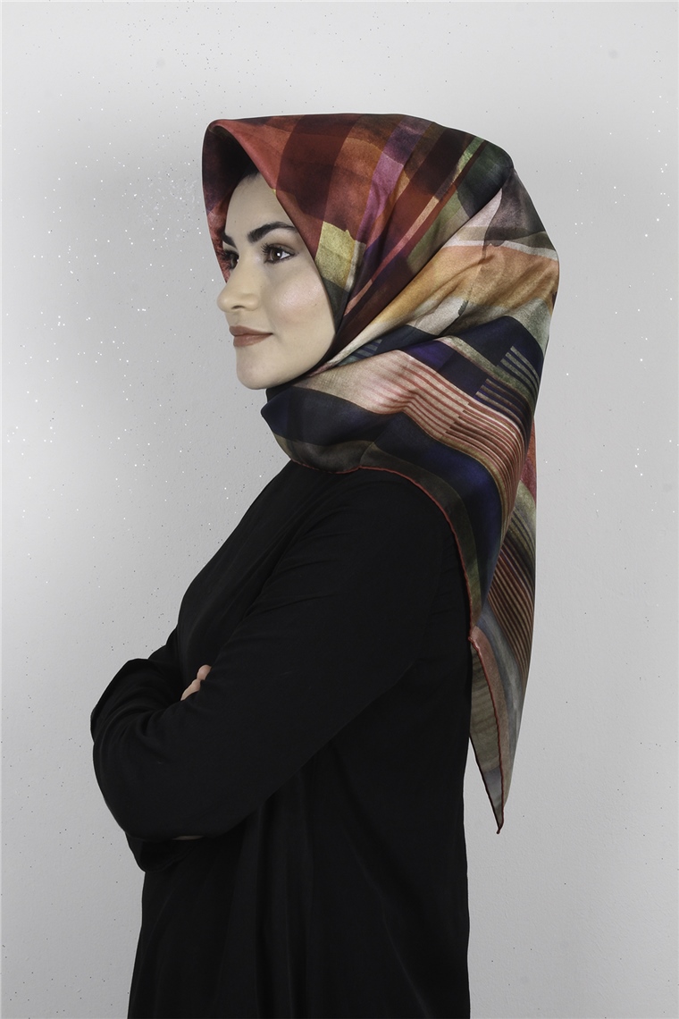 Armine Nostalji İpek Eşarp 2624-83 (Twill İpek)