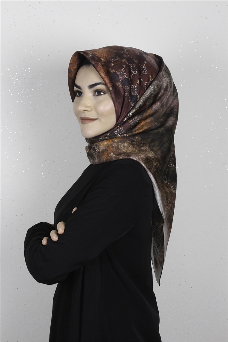 Armine Nostalji İpek Eşarp 7939-81 (Twill İpek)