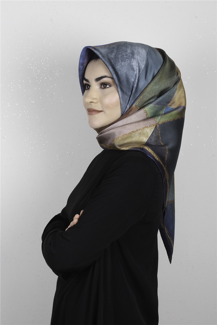 Armine Nostalji İpek Eşarp 8117-33 (Twill İpek)