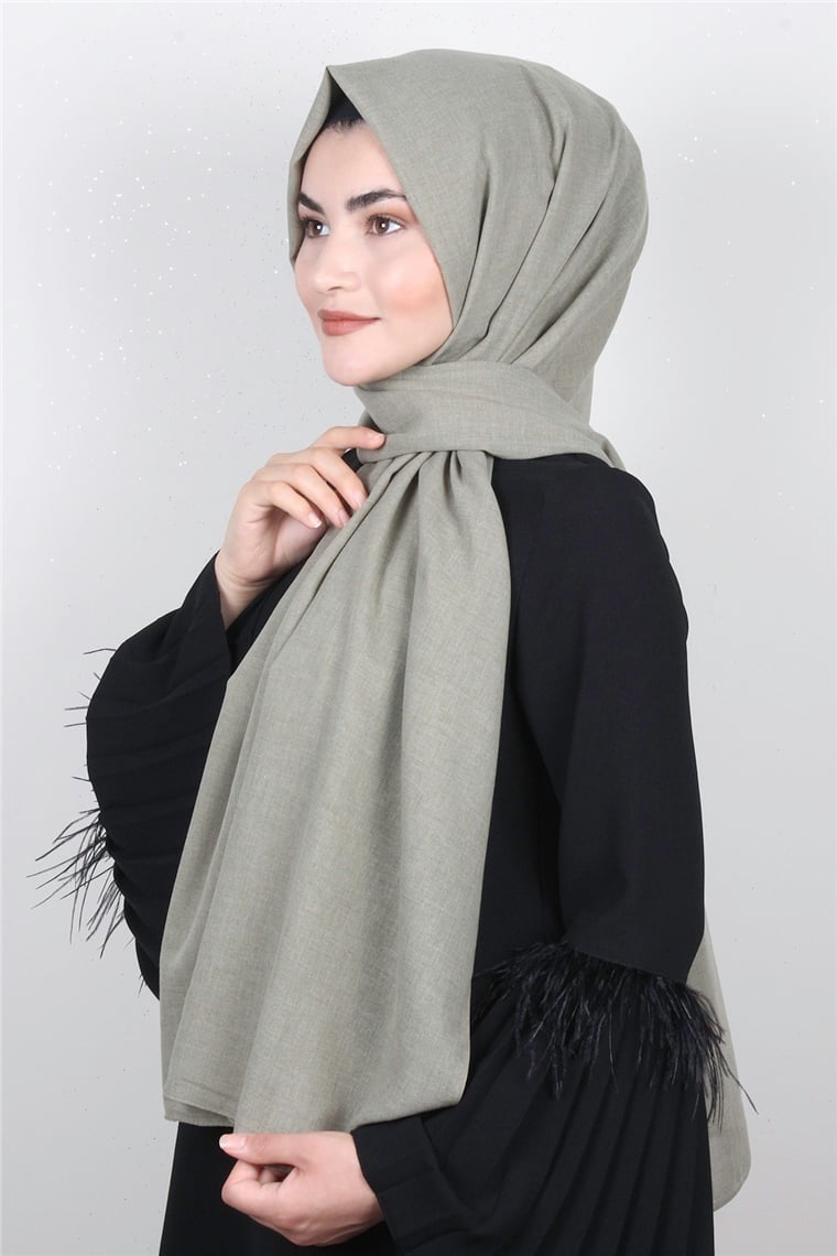Armine Pamuklu Trend Şal 3000-4 Olive
