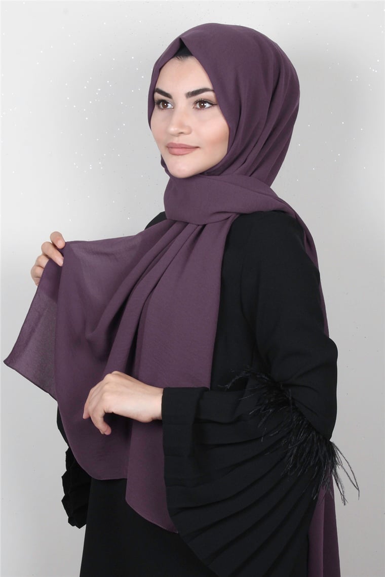 Armine Trend Cazz Şal 3072-16 İncir Moru