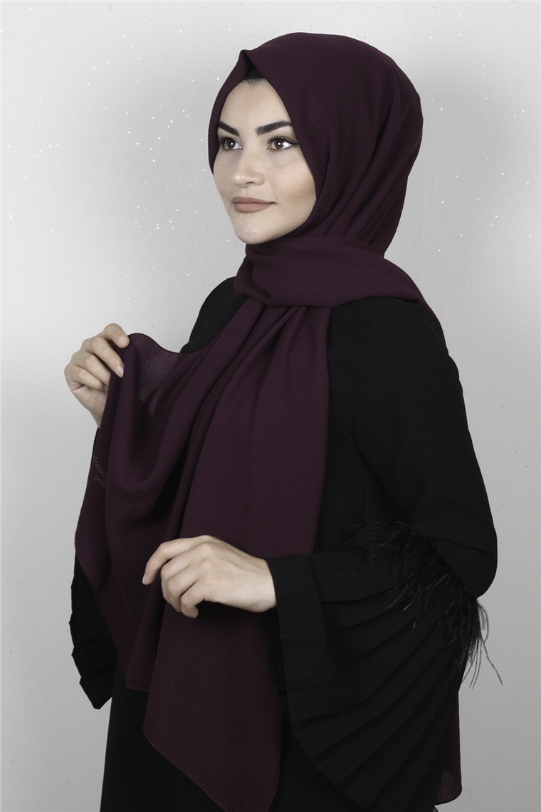 Armine Trend Cazz Şal 3072-2 Mürdüm