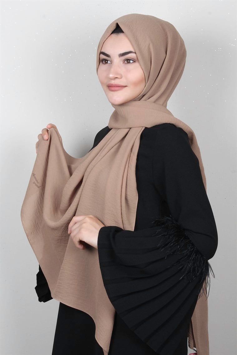 Armine Trend Cazz Şal 3072-28 Sütlü Kahve