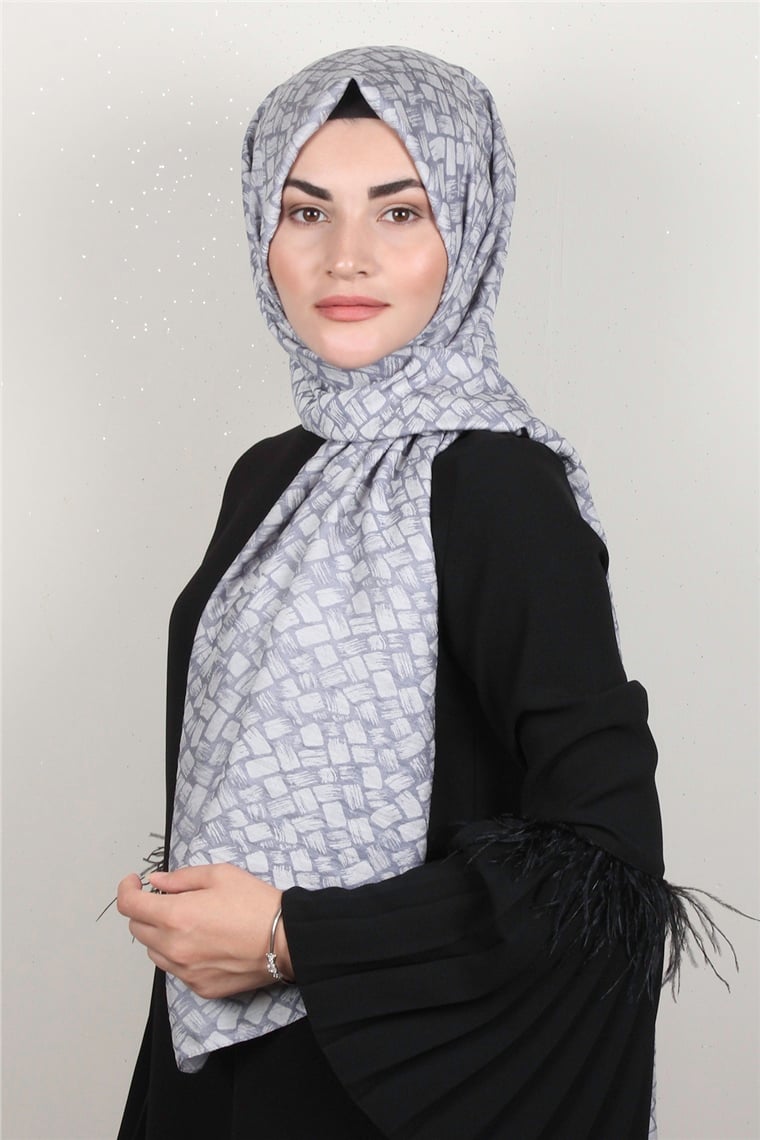 Armine Trend Lina Şal 1367-19 Sepet-Buz Mavisi