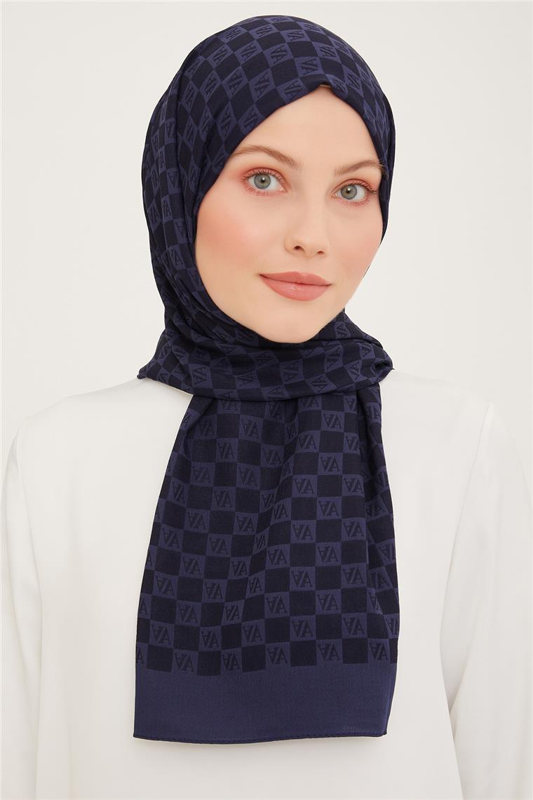 Armine Ultralıght Şal 3097-1 Lacivert