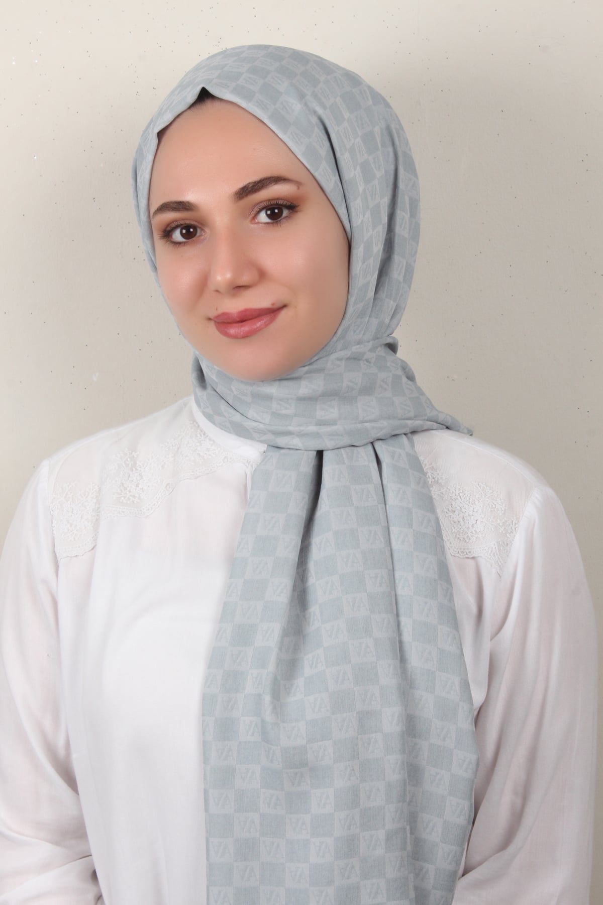 Armine Ultralıght Şal 3097-25 Açık Buz Mavisi