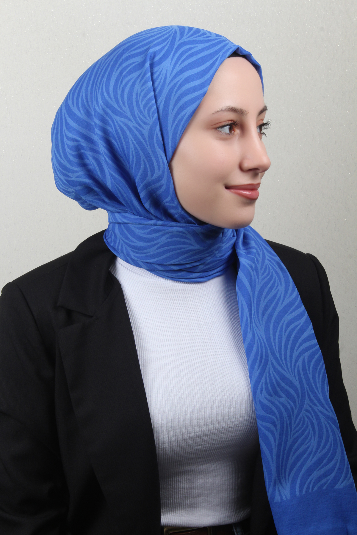Armine Ultralıght Şal 3111-5 Mavi
