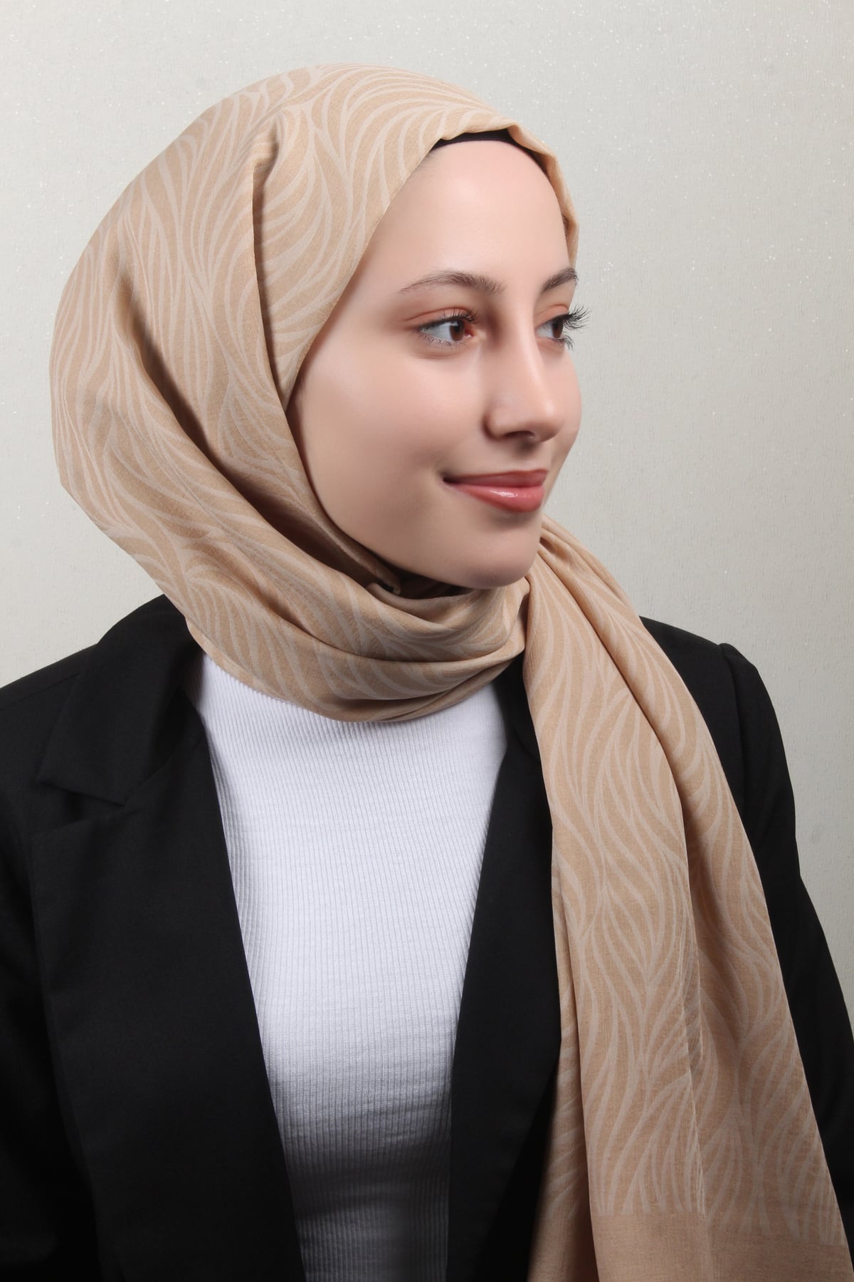 Armine Ultralıght Şal 3111-6 Bej