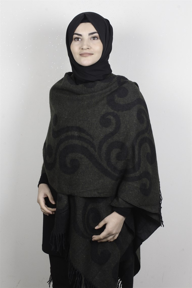Armürlü Panço 509-0024-144 Haki-Siyah