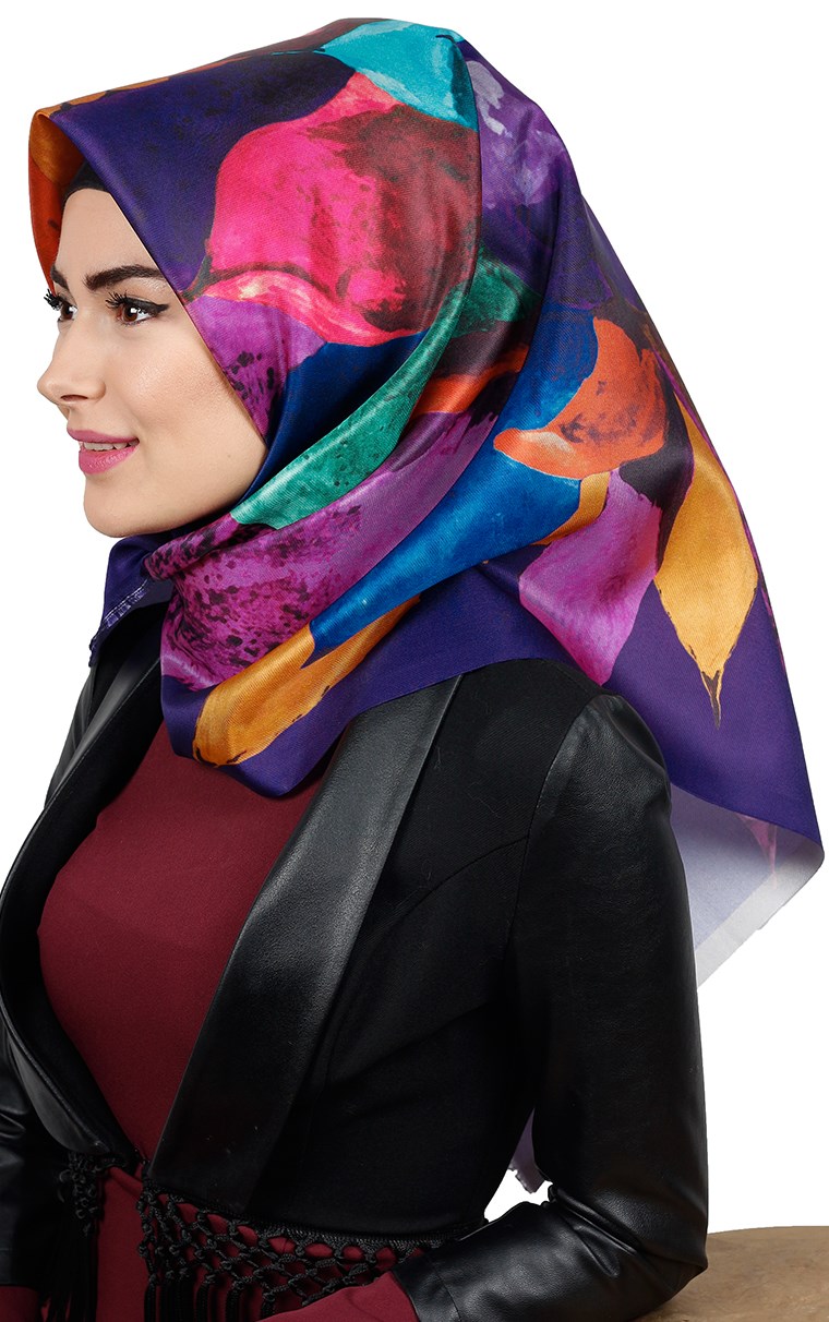 Tafta Dijital Eşarp 1333-5