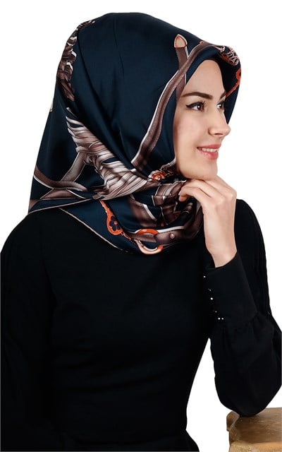 İndirimli İthal İpek Eşarp 1303-5