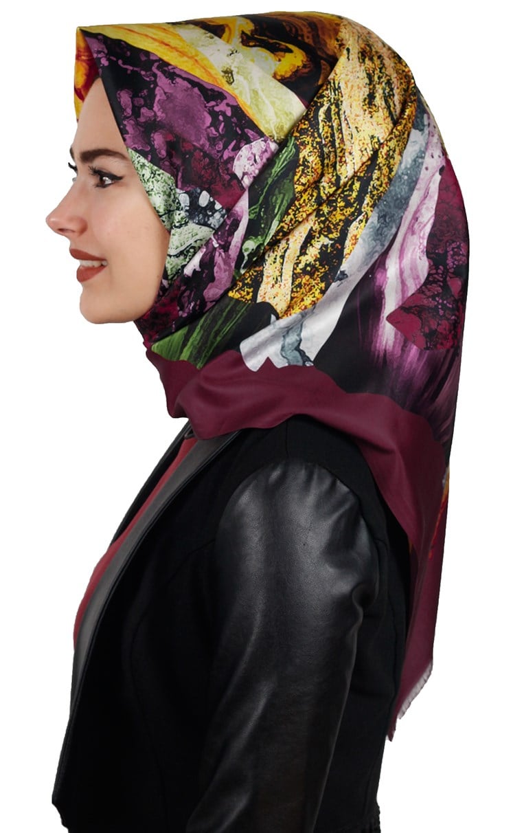 Tafta Dijital Eşarp 1335-16